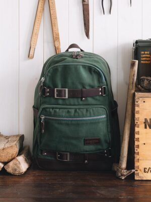 Green Casual Backpack