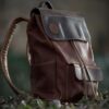 Leather Casual Backpack