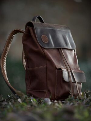 Leather Casual Backpack
